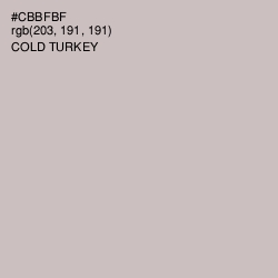 #CBBFBF - Cold Turkey Color Image